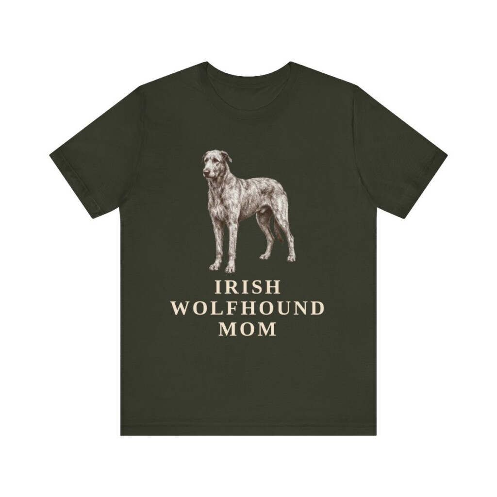 Irish Wolfhound Mom Shirt, Vintage Dog Sketch Tee, Dog Mom Gift Irish Wolfhound Mom Shirt, Vintage Dog Sketch Tee, Dog Mom Gift