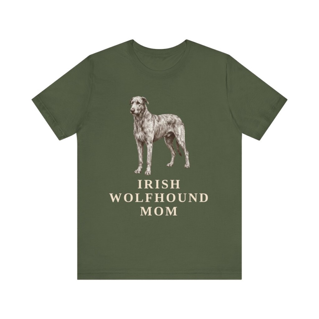 Irish Wolfhound Mom Shirt, Vintage Dog Sketch Tee, Dog Mom Gift Irish Wolfhound Mom Shirt, Vintage Dog Sketch Tee, Dog Mom Gift