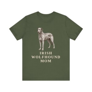 Irish Wolfhound Mom Shirt, Vintage Dog Sketch Tee, Dog Mom Gift