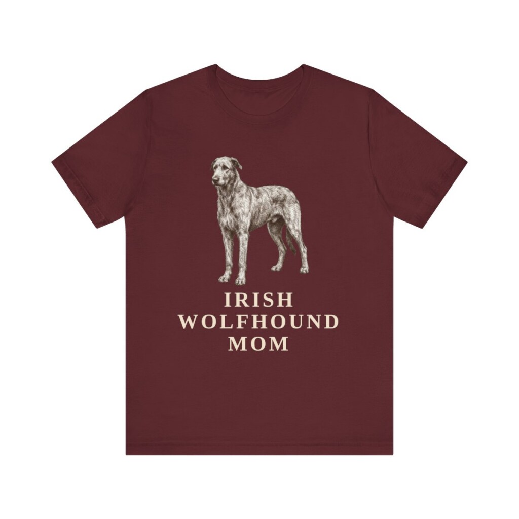 Irish Wolfhound Mom Shirt, Vintage Dog Sketch Tee, Dog Mom Gift Irish Wolfhound Mom Shirt, Vintage Dog Sketch Tee, Dog Mom Gift