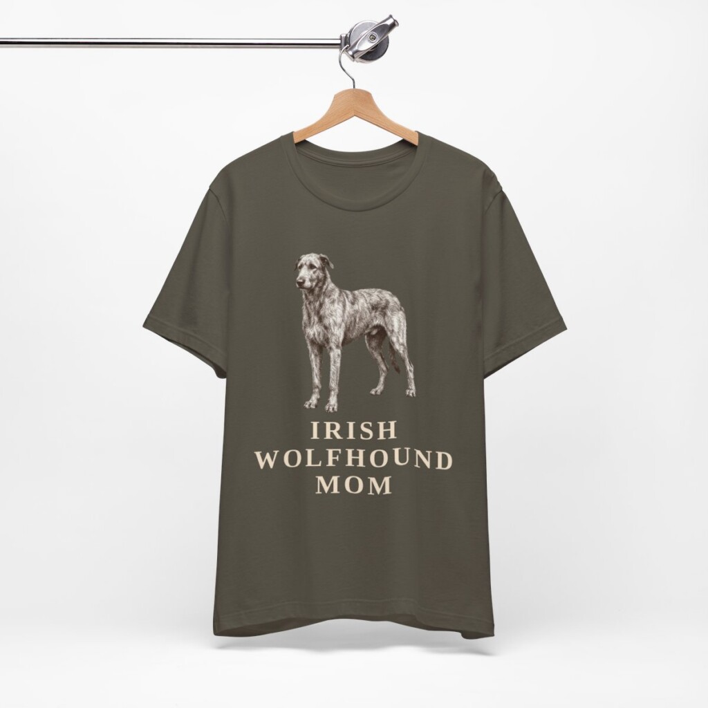 Irish Wolfhound Mom Shirt, Vintage Dog Sketch Tee, Dog Mom Gift Irish Wolfhound Mom Shirt, Vintage Dog Sketch Tee, Dog Mom Gift