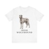 Irish Wolfhound Lover Shirt, Vintage Dog Sketch Tee, Dog Lover Gift