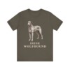 Irish Wolfhound Lover Shirt, Vintage Dog Sketch Tee, Dog Lover Gift