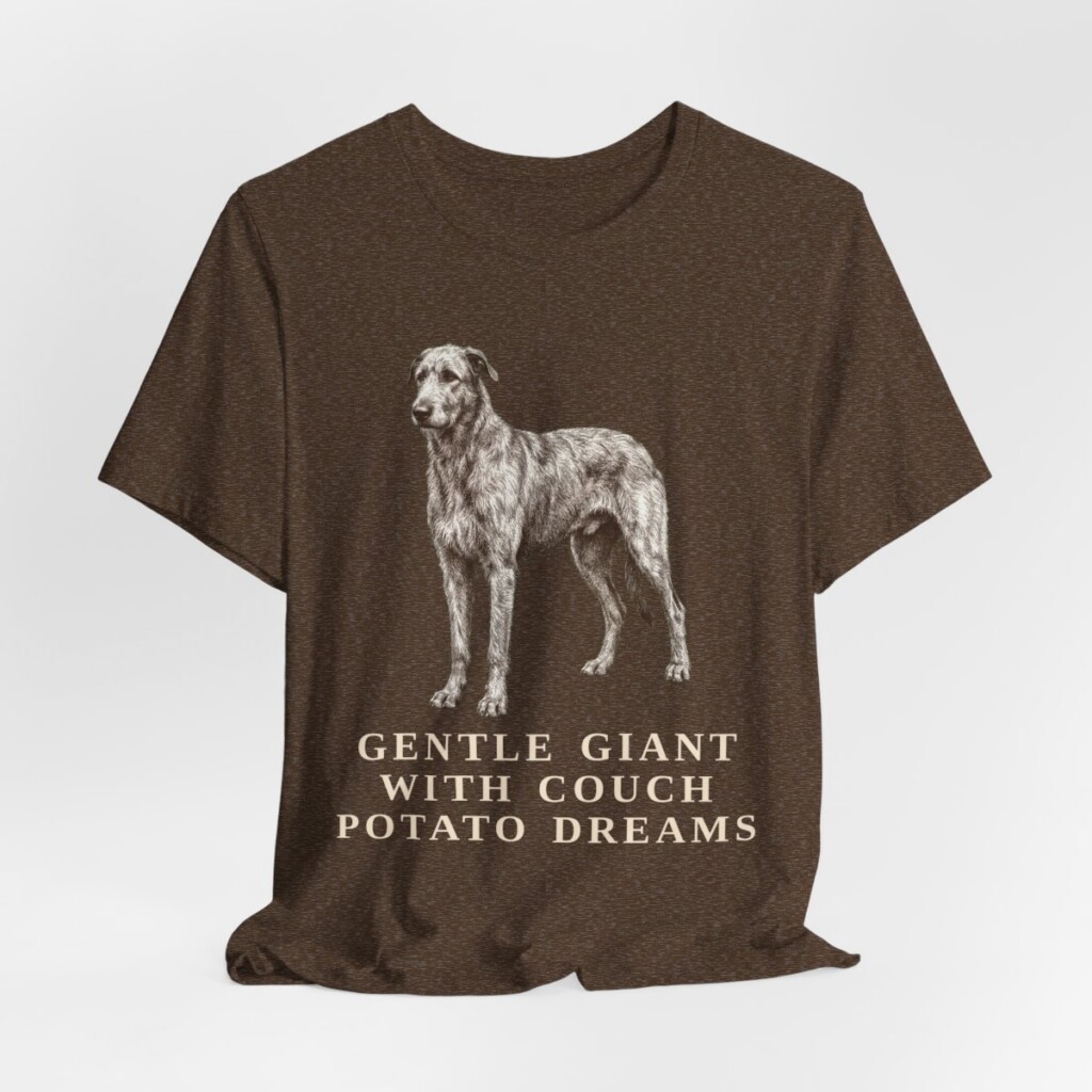 Irish Wolfhound Humor Shirt, Vintage Dog Sketch Tee, Dog Humor Gift Irish Wolfhound Humor Shirt, Vintage Dog Sketch Tee, Dog Humor Gift