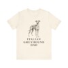 Italian Greyhound Dad Shirt, Vintage Dog Sketch Tee, Dog Dad Gift Italian Greyhound Dad Shirt, Vintage Dog Sketch Tee, Dog Dad Gift