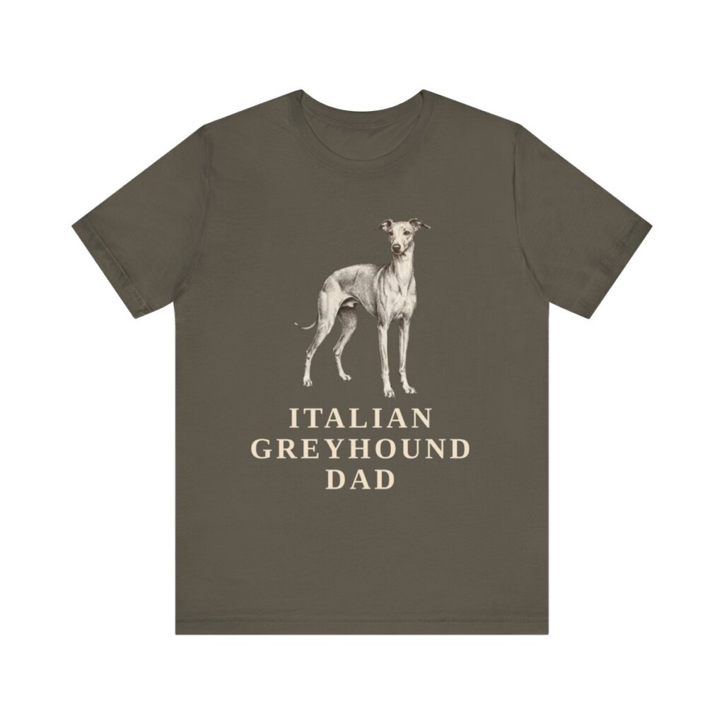 Italian Greyhound Dad Shirt, Vintage Dog Sketch Tee, Dog Dad Gift Italian Greyhound Dad Shirt, Vintage Dog Sketch Tee, Dog Dad Gift