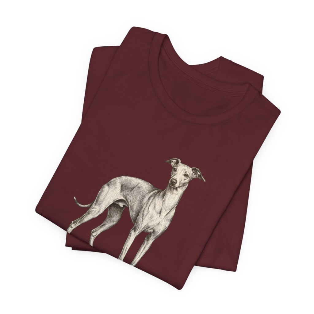 Italian Greyhound Dad Shirt, Vintage Dog Sketch Tee, Dog Dad Gift Italian Greyhound Dad Shirt, Vintage Dog Sketch Tee, Dog Dad Gift