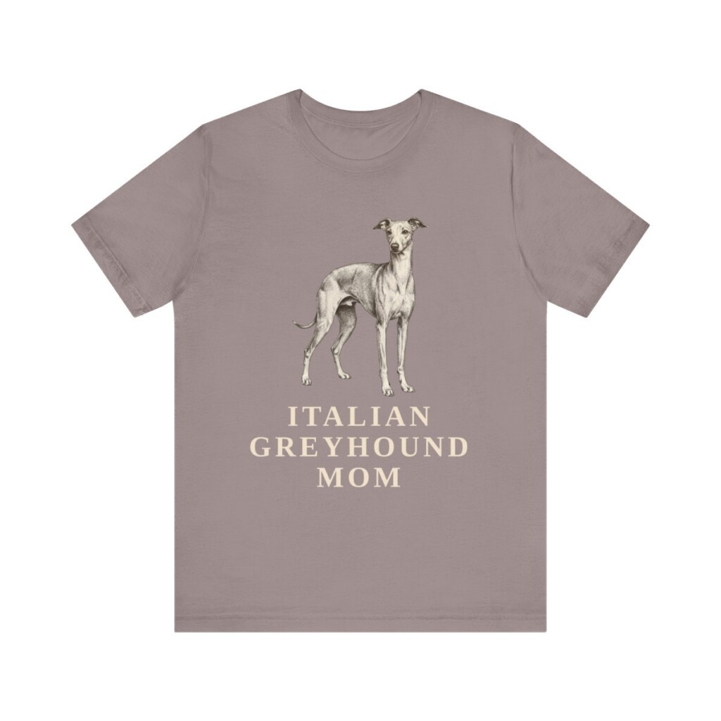 Italian Greyhound Mom Shirt, Vintage Dog Sketch Tee, Dog Mom Gift