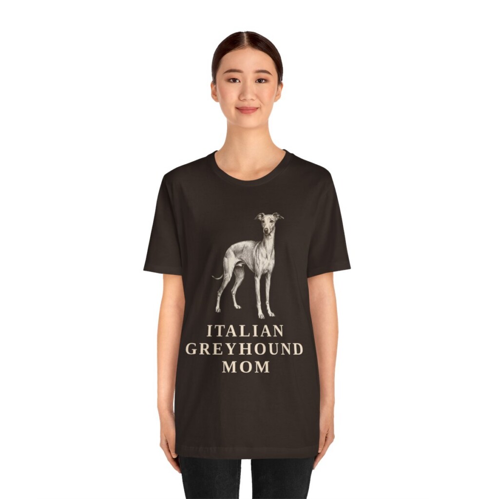 Italian Greyhound Mom Shirt, Vintage Dog Sketch Tee, Dog Mom Gift