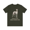 Italian Greyhound Lover Shirt, Vintage Dog Sketch Tee, Dog Lover Gift