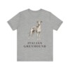 Italian Greyhound Lover Shirt, Vintage Dog Sketch Tee, Dog Lover Gift