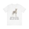 Italian Greyhound Humor Shirt, Vintage Dog Sketch Tee, Dog Humor Gift