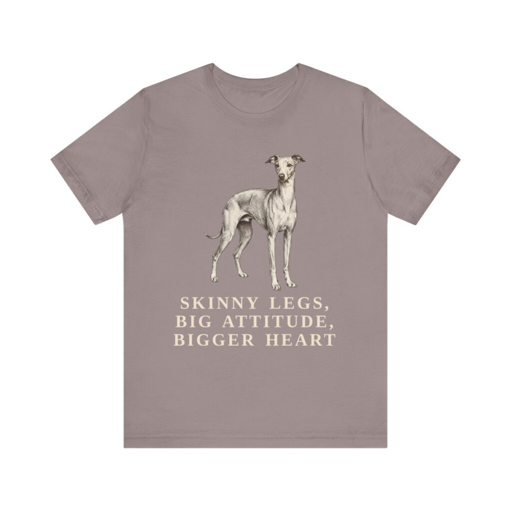Italian Greyhound Humor Shirt, Vintage Dog Sketch Tee, Dog Humor Gift