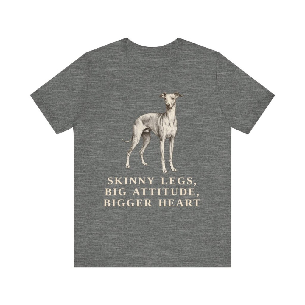 Italian Greyhound Humor Shirt, Vintage Dog Sketch Tee, Dog Humor Gift