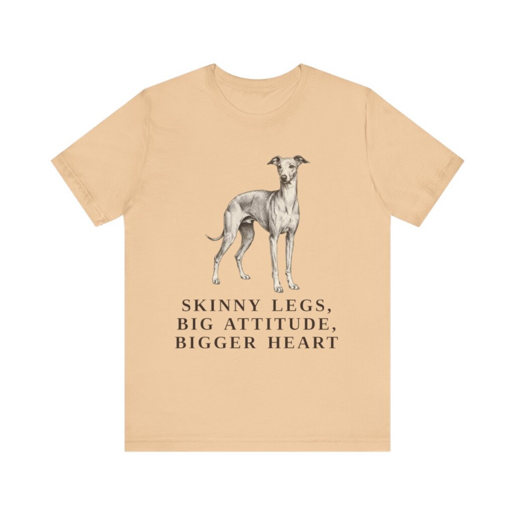 Italian Greyhound Humor Shirt, Vintage Dog Sketch Tee, Dog Humor Gift