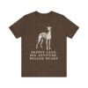 Italian Greyhound Humor Shirt, Vintage Dog Sketch Tee, Dog Humor Gift