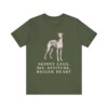 Italian Greyhound Humor Shirt, Vintage Dog Sketch Tee, Dog Humor Gift