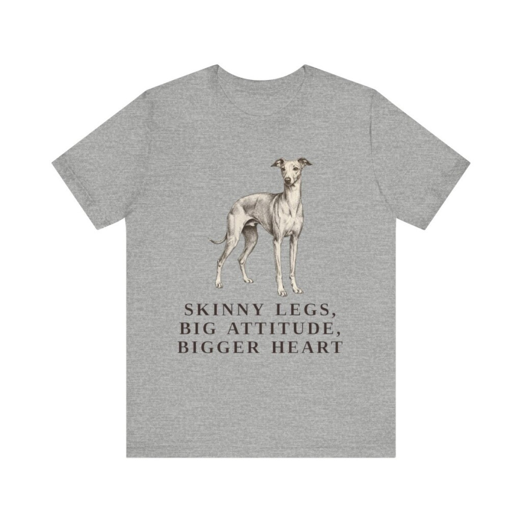 Italian Greyhound Humor Shirt, Vintage Dog Sketch Tee, Dog Humor Gift