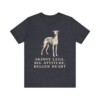 Italian Greyhound Humor Shirt, Vintage Dog Sketch Tee, Dog Humor Gift