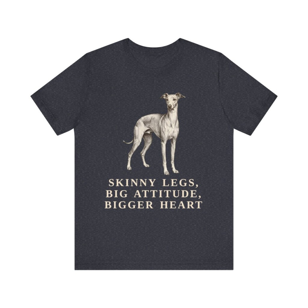 Italian Greyhound Humor Shirt, Vintage Dog Sketch Tee, Dog Humor Gift