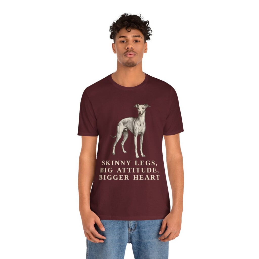 Italian Greyhound Humor Shirt, Vintage Dog Sketch Tee, Dog Humor Gift