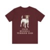 Jack Russell Terrier Dad Shirt, Vintage Dog Sketch Tee, Dog Dad Gift Jack Russell Terrier Dad Shirt, Vintage Dog Sketch Tee, Dog Dad Gift