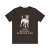 Jack Russell Terrier Dad Shirt, Vintage Dog Sketch Tee, Dog Dad Gift Jack Russell Terrier Dad Shirt, Vintage Dog Sketch Tee, Dog Dad Gift