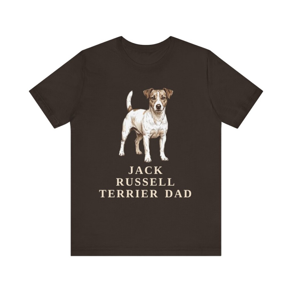 Jack Russell Terrier Dad Shirt, Vintage Dog Sketch Tee, Dog Dad Gift Jack Russell Terrier Dad Shirt, Vintage Dog Sketch Tee, Dog Dad Gift