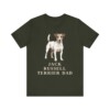 Jack Russell Terrier Dad Shirt, Vintage Dog Sketch Tee, Dog Dad Gift Jack Russell Terrier Dad Shirt, Vintage Dog Sketch Tee, Dog Dad Gift