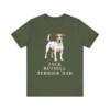 Jack Russell Terrier Dad Shirt, Vintage Dog Sketch Tee, Dog Dad Gift Jack Russell Terrier Dad Shirt, Vintage Dog Sketch Tee, Dog Dad Gift