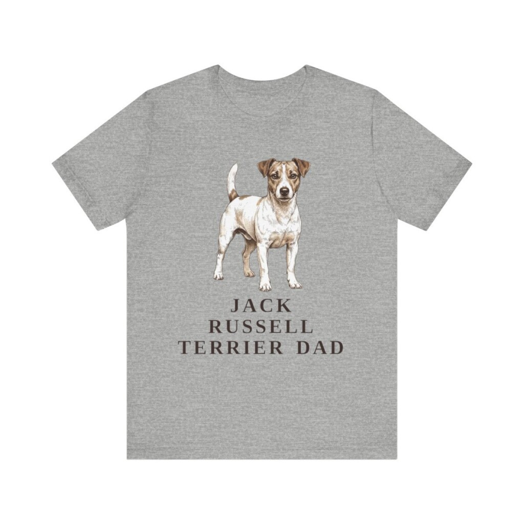 Jack Russell Terrier Dad Shirt, Vintage Dog Sketch Tee, Dog Dad Gift Jack Russell Terrier Dad Shirt, Vintage Dog Sketch Tee, Dog Dad Gift