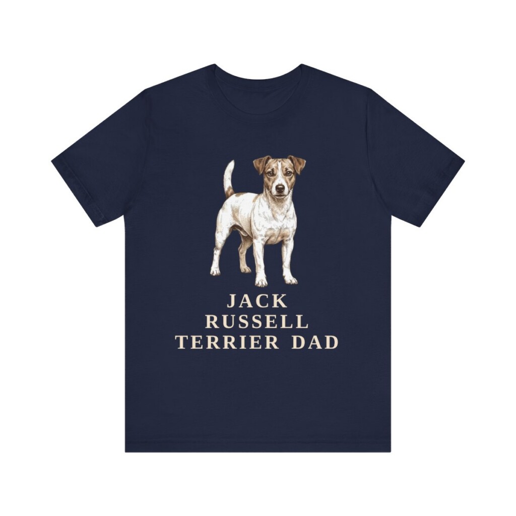Jack Russell Terrier Dad Shirt, Vintage Dog Sketch Tee, Dog Dad Gift Jack Russell Terrier Dad Shirt, Vintage Dog Sketch Tee, Dog Dad Gift