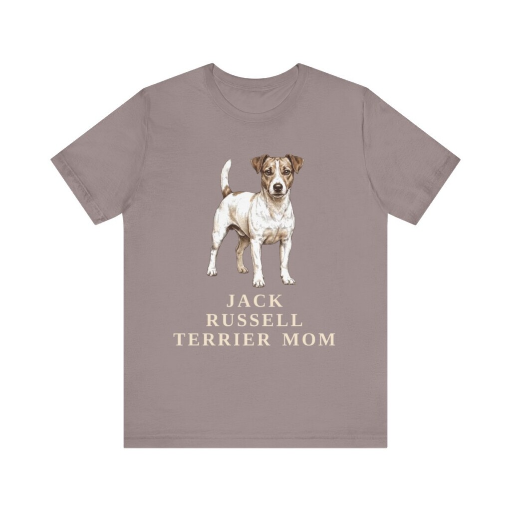 Jack Russell Terrier Mom Shirt, Vintage Dog Sketch Tee, Dog Mom Gift