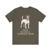 Jack Russell Terrier Mom Shirt, Vintage Dog Sketch Tee, Dog Mom Gift