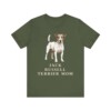 Jack Russell Terrier Mom Shirt, Vintage Dog Sketch Tee, Dog Mom Gift