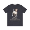 Jack Russell Terrier Mom Shirt, Vintage Dog Sketch Tee, Dog Mom Gift
