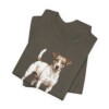 Jack Russell Terrier Mom Shirt, Vintage Dog Sketch Tee, Dog Mom Gift