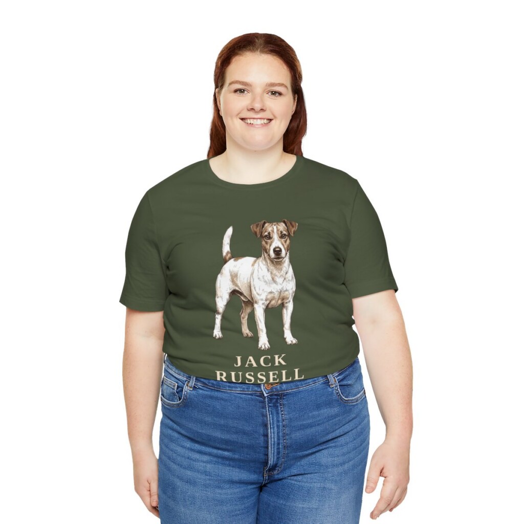 Jack Russell Terrier Mom Shirt, Vintage Dog Sketch Tee, Dog Mom Gift