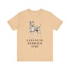 Japanese Terrier Dad Shirt, Vintage Dog Sketch Tee, Dog Dad Gift
