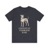 Japanese Terrier Dad Shirt, Vintage Dog Sketch Tee, Dog Dad Gift