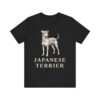 Japanese Terrier Lover Shirt, Vintage Dog Sketch Tee, Dog Lover Gift Japanese Terrier Lover Shirt, Vintage Dog Sketch Tee, Dog Lover Gift