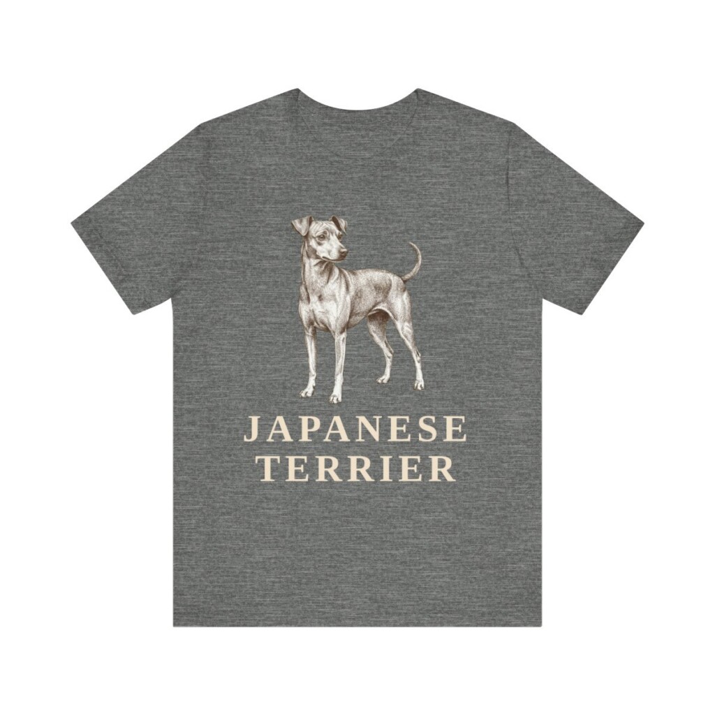 Japanese Terrier Lover Shirt, Vintage Dog Sketch Tee, Dog Lover Gift Japanese Terrier Lover Shirt, Vintage Dog Sketch Tee, Dog Lover Gift