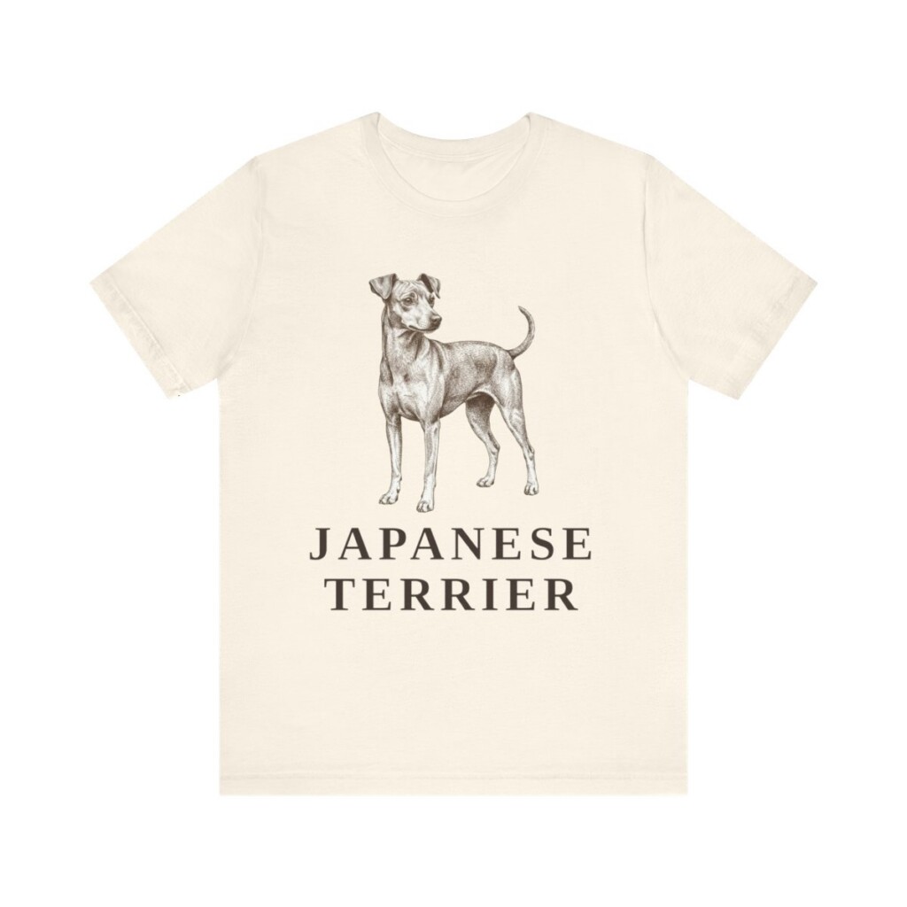 Japanese Terrier Lover Shirt, Vintage Dog Sketch Tee, Dog Lover Gift Japanese Terrier Lover Shirt, Vintage Dog Sketch Tee, Dog Lover Gift