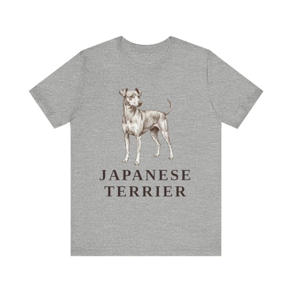 Japanese Terrier Lover Shirt, Vintage Dog Sketch Tee, Dog Lover Gift Japanese Terrier Lover Shirt, Vintage Dog Sketch Tee, Dog Lover Gift