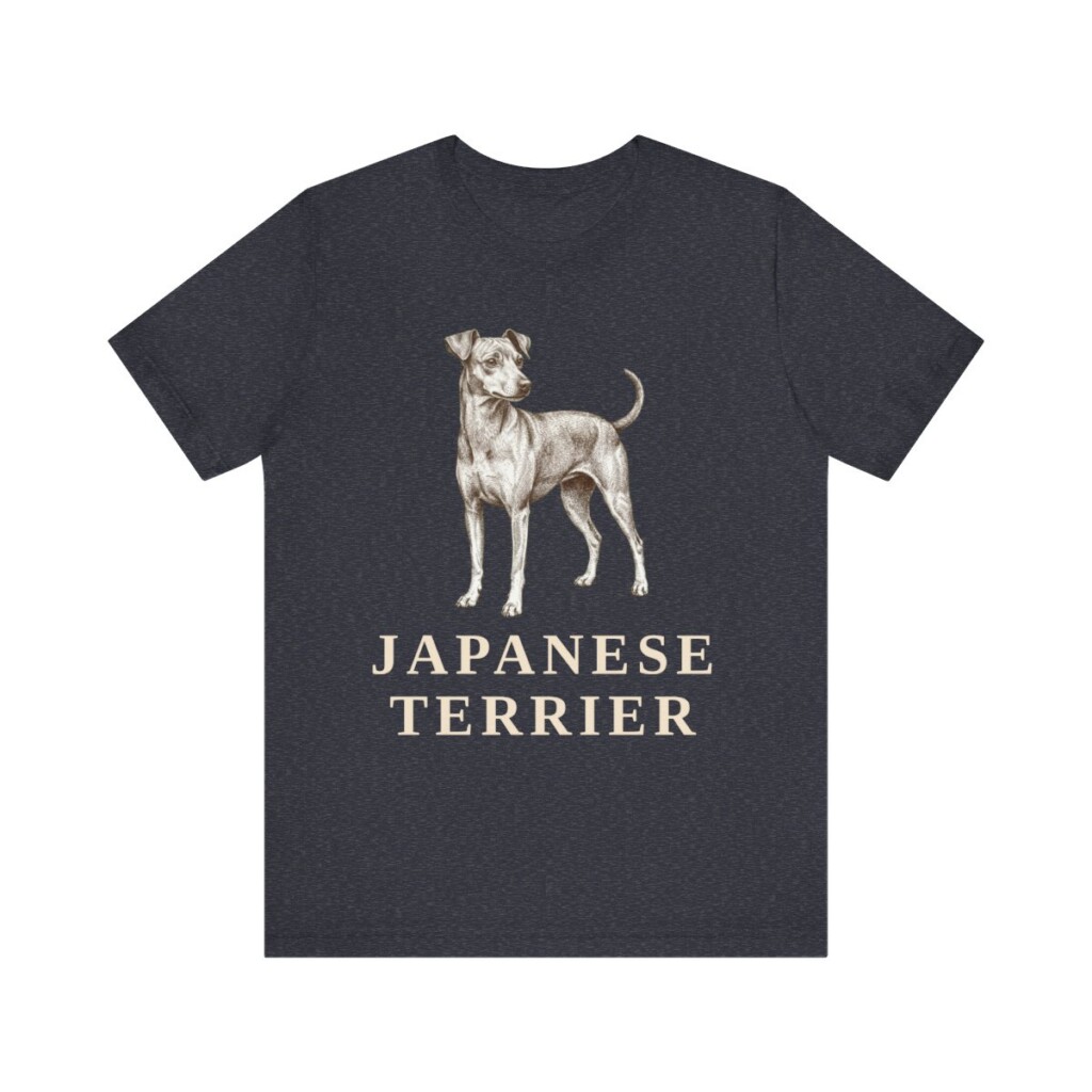 Japanese Terrier Lover Shirt, Vintage Dog Sketch Tee, Dog Lover Gift Japanese Terrier Lover Shirt, Vintage Dog Sketch Tee, Dog Lover Gift