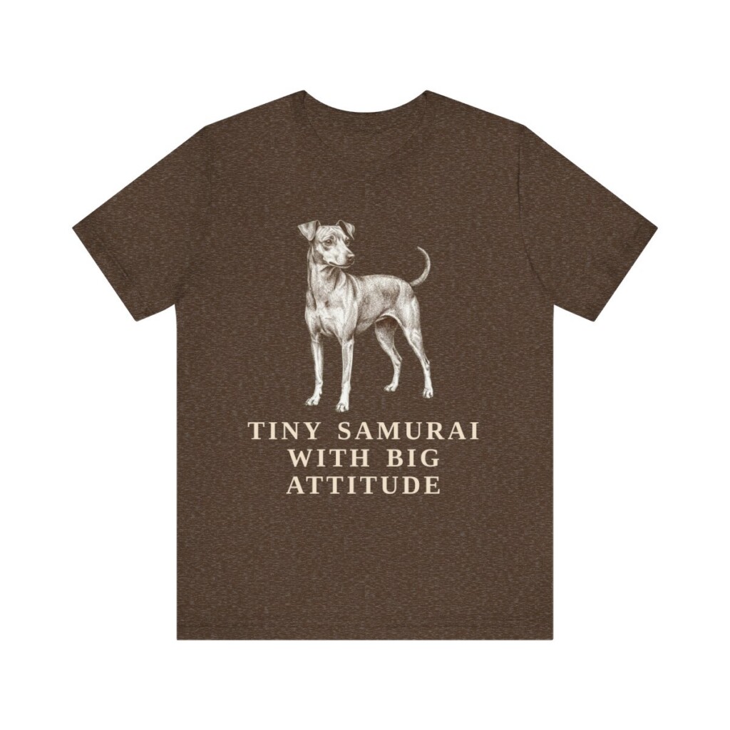 Japanese Terrier Humor Shirt, Vintage Dog Sketch Tee, Dog Humor Gift