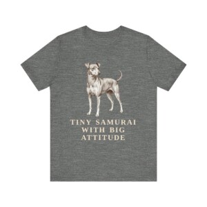 Japanese Terrier Humor Shirt, Vintage Dog Sketch Tee, Dog Humor Gift