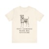 Japanese Terrier Humor Shirt, Vintage Dog Sketch Tee, Dog Humor Gift