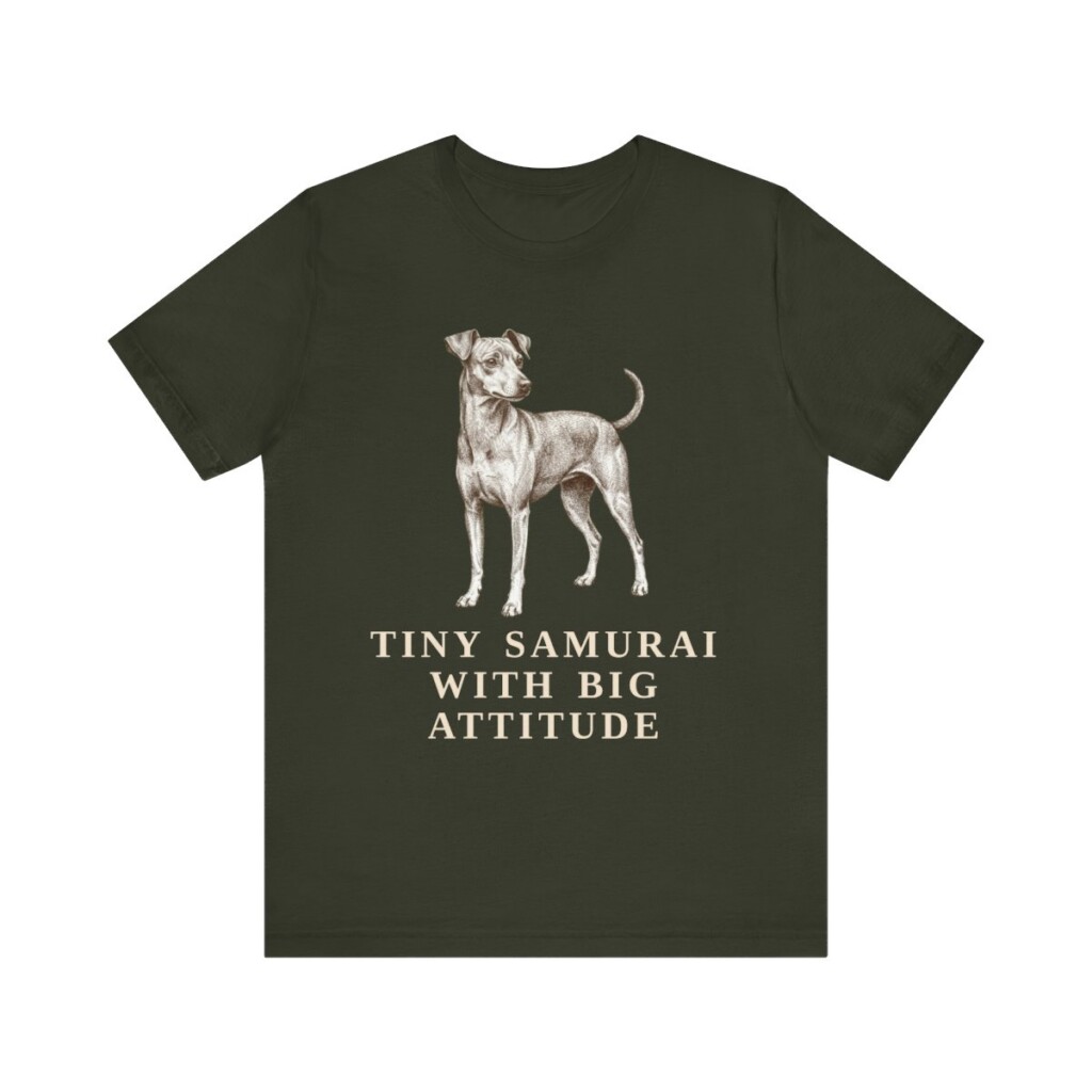 Japanese Terrier Humor Shirt, Vintage Dog Sketch Tee, Dog Humor Gift