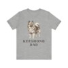 Keeshond Dad Shirt, Vintage Dog Sketch Tee, Dog Dad Gift